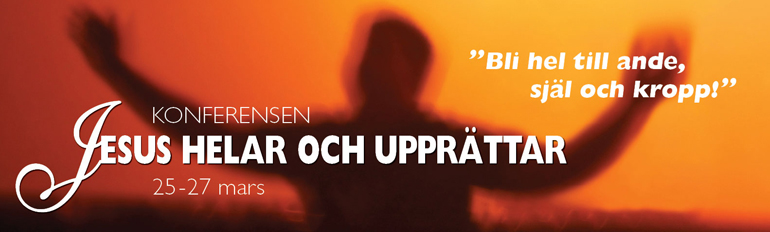 Jesus helar och upprättar - banner