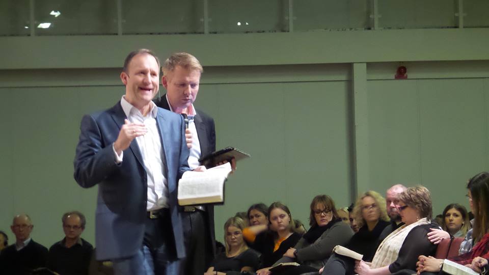 Jens Garnfeldt predikar på Arken