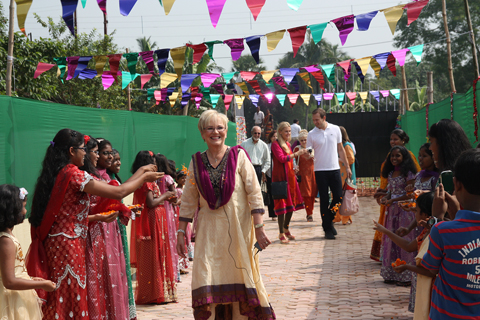 Invigning av utvecklingscenter i Kolkata 2013