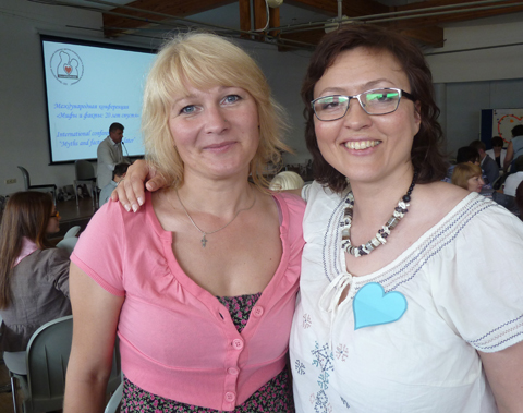 Pastor Olga med en mamma webb Pastor Olga med en mamma
