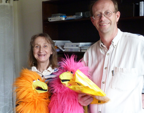 På väg till Uganda Göran och ElsMarie på väg till Uganda